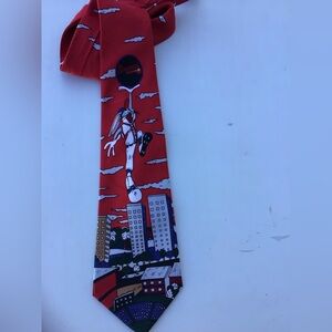 Vintage Atlanta Braves Tie Red Bugs Bunny MLB Genuine Merchandise 1994
